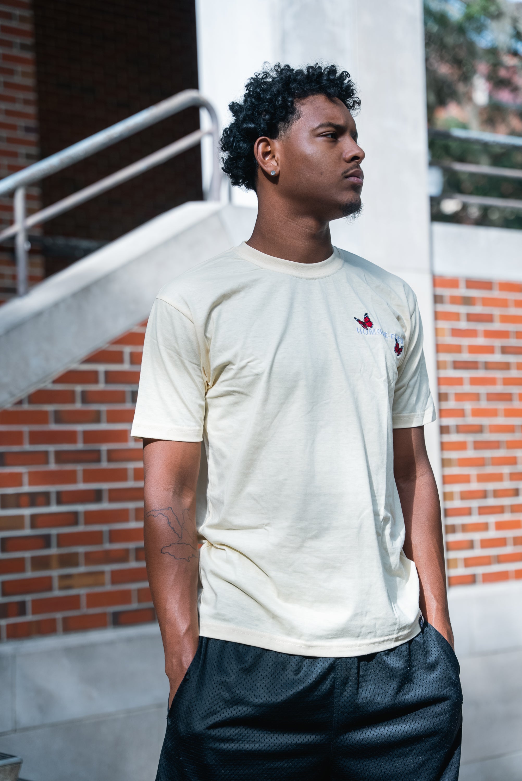 HUMBLE FLEX GREATNESS REBORN OFF WHITE TEE